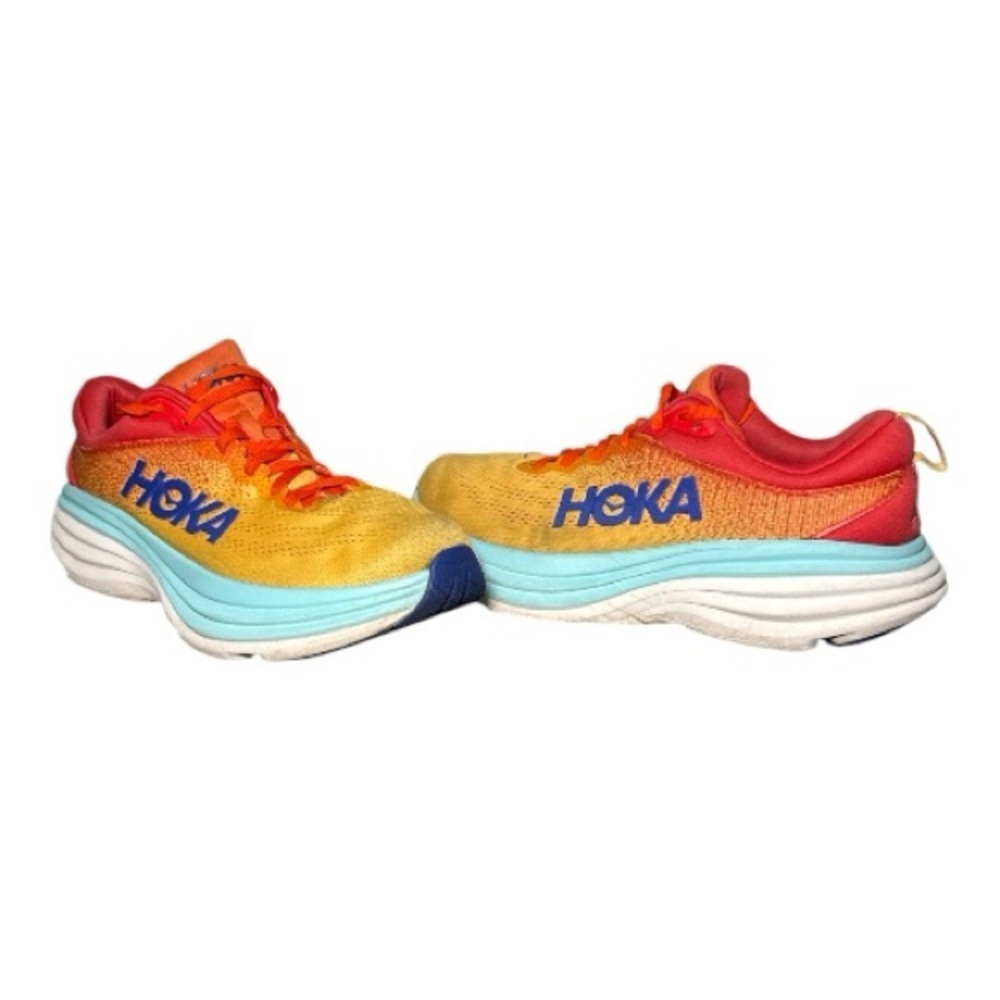 HOKA Bondi 8 Cerise Cloudless Running Shoe Men's Size 8.5D Sneakers